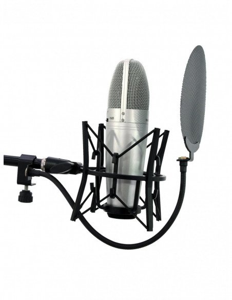 OMNITRONIC Microphone-Pop Filter metal, black