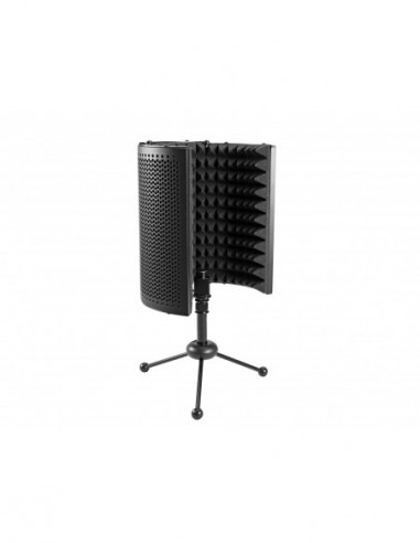 OMNITRONIC AS-04 Desk-Microphone-Absorber System, foldable incl. tripod