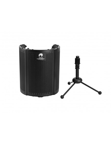 OMNITRONIC AS-04 Desk-Microphone-Absorber System, foldable incl. tripod
