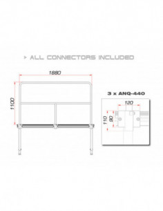 GUIL TMQ-02/440 Stage Rail...