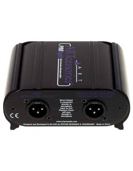 ART Splitter Isolado Microfone 1 In 2 Out XLR