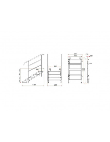 GUIL ECP-04/440 Stage Stair