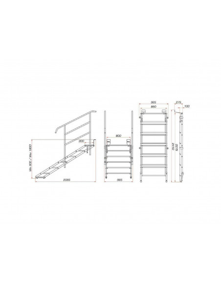 GUIL ECP-06/440 Stage Stair