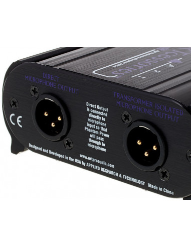 ART Splitter Isolado Microfone 1 In 2 Out XLR