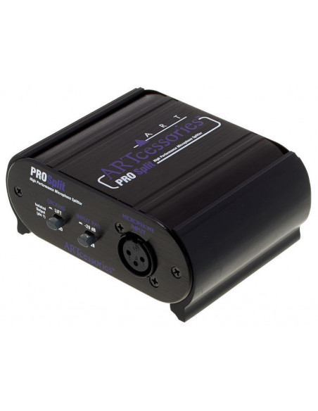 ART Splitter Isolado Microfone 1 In 2 Out XLR