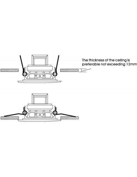 OMNITRONIC CS-2.5C Ceiling Speaker silver