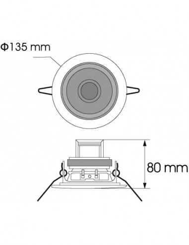 OMNITRONIC CS-4W Ceiling Speaker white