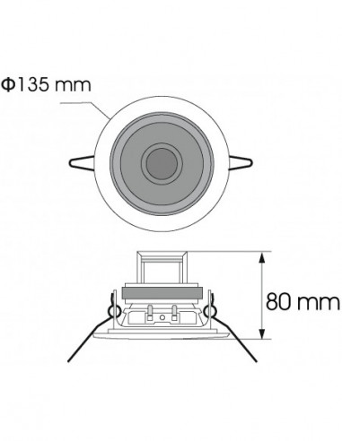 OMNITRONIC CS-4C Ceiling Speaker silver