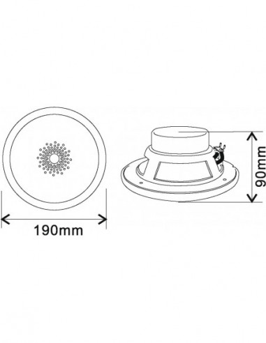 OMNITRONIC WF-6 Flush-Mount Speaker