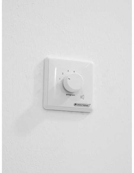 OMNITRONIC PA Program Selector mono wh