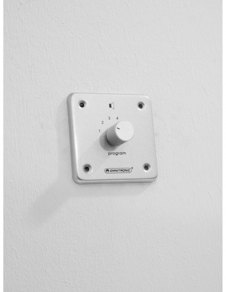OMNITRONIC PA Program Selector mono sil