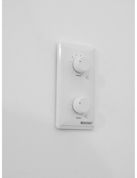 OMNITRONIC PA Volume Controller/Program Selector 5W mono wh