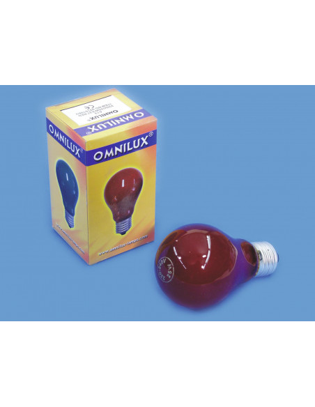 OMNILUX A19 230V/25W E-27 red