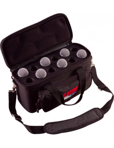 GATOR GM-12B Bolsa 12 Microfones