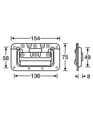 Asa de mola pequena com borracha
