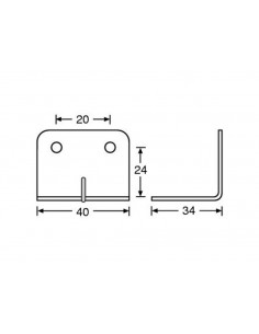 4043 Remate Calha 35mm 40x34 2