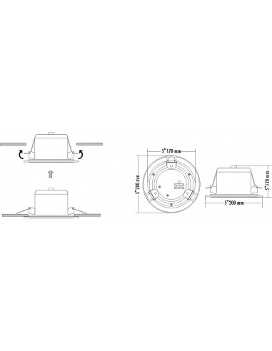 ITC Audio T-105 - Coluna de Tecto