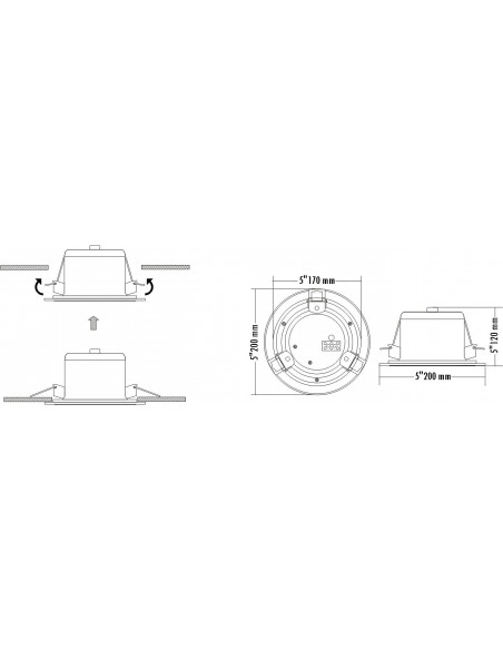 ITC Audio T-105 - Coluna de Tecto