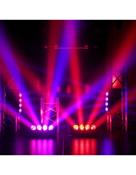 MHL 810 Double Sweeper 8x10W RGBW DMX