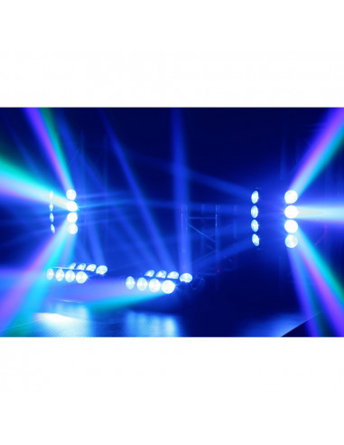 MHL 810 Double Sweeper 8x10W RGBW DMX