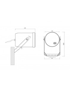 WORK CS323T Projetor Som 20W 6.5" 100V IP55 2