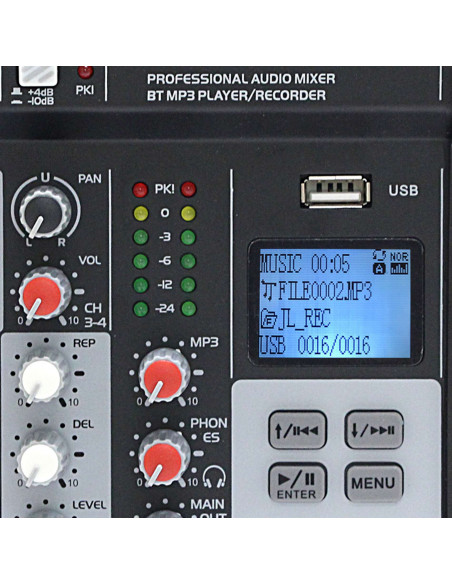 POWER DAMX6 USB Mesa Mistura EFX MP3 USB