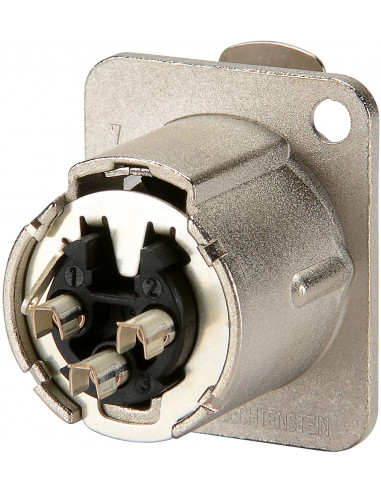 NEUTRIK NC3FD LX Ficha Fêmea Painel 3...