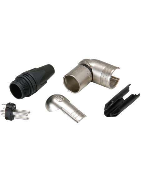 NEUTRIK NC3MRX Ficha XLR Macho Cabo Angular