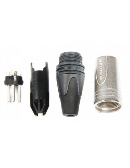 NEUTRIK NC3MXX Ficha XLR  Macho Cabo 3 Pinos
