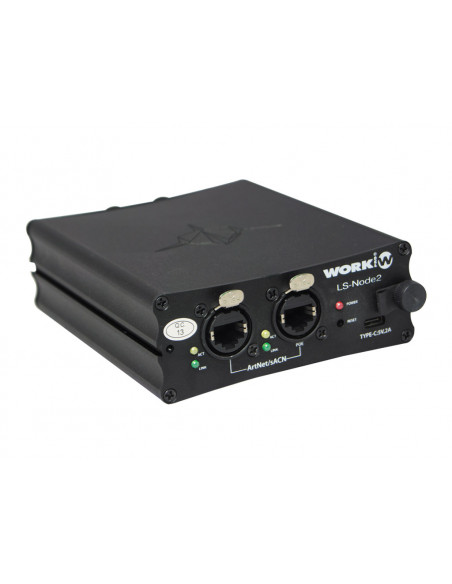 LS-NODE 2 Dispositivo Streaming RDM/DMX 2 In-Out