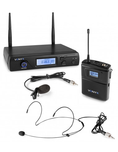 WM61B Sistema Emissor Headset UHF 16...