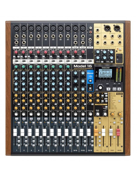 TASCAM Model 16 Mesa Mistura com gravação multipistas