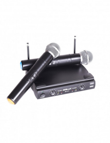VHF wireless system  Dual channel receiver  High quality receiving signal