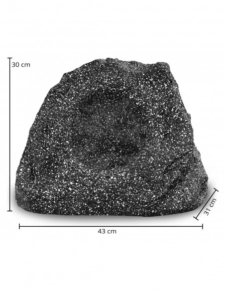 2-piece SET Pronomic SSP-1100 GR Outdoor/Garden Speaker 50 watts, gray , Conjunto de 2 peças Pronomic