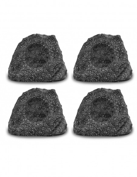 4-piece SET Pronomic SSP-1100 GR Outdoor/Garden Speaker 50 watts, gray ,  Palestrante ao ar livre / jardim 50 watts, cinza