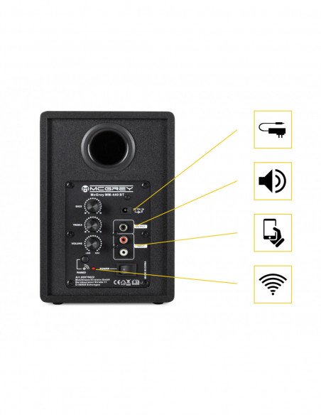 McGrey MM-440 BT Multimedia Active Speaker , McGrey MM-440 BT Multimedia Altifalante Ativo