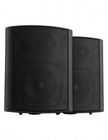 Pronomic USP-660 BK Pair HiFi Wall Speakers, black, 240 watts , par HiFi parede alto-falantes, preto, 240 watts