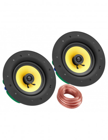 Pronomic CLS-630BT Einbaulautsprecher Stereo SET 1x aktiv BT-Lautsprecher, 1x passiv Lautsprecher, 1x Passiv