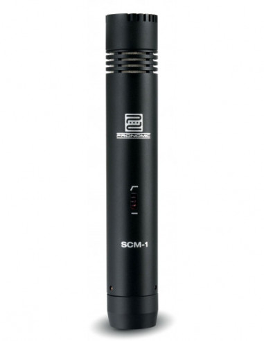 Pronomic SCM-1 Small Diaphragm Microphone black , Pronomic SCM-1 pequeno diafragma microfone preto