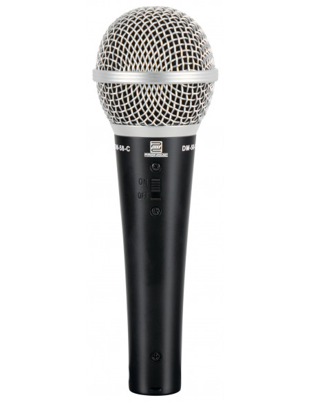 Pronomic DM-58-C Vocal Microphone Set of 3 In a Case , Conjunto de microfone vocal Pronomic DM-58-C de 3 em um caso