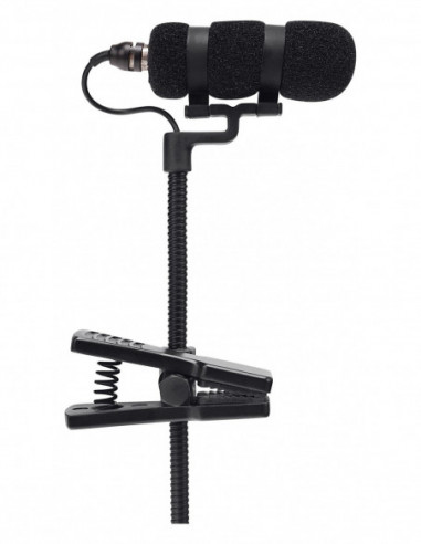 Pronomic MCM-100SB Instrumental Microphone SET for Wind Instruments,definido para instrumentos de sopro, cajon