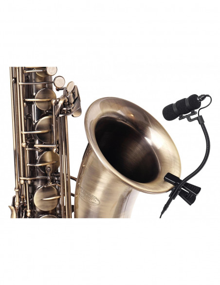 Pronomic MCM-100SB Instrumental Microphone SET for Wind Instruments,definido para instrumentos de sopro, cajon