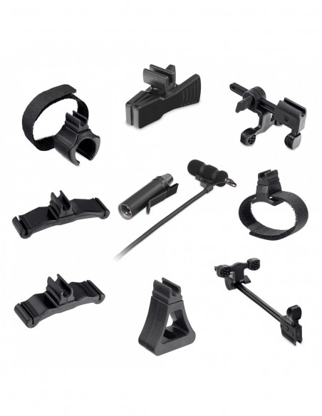 Pronomic MCM-100 Instrumental Microphone Complete Set , Conjunto completo de microfone instrumental MCM-100