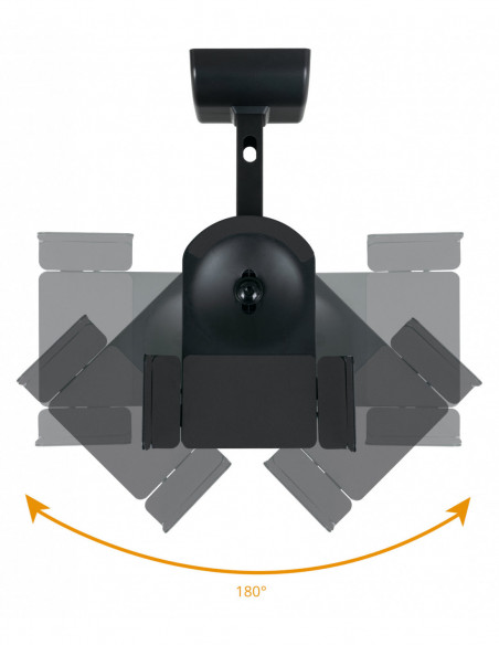 Pronomic SWM-25 BK Wall Mount for Speakers , Montagem de parede de SWM-25 BK Pronomic para alto-falantes