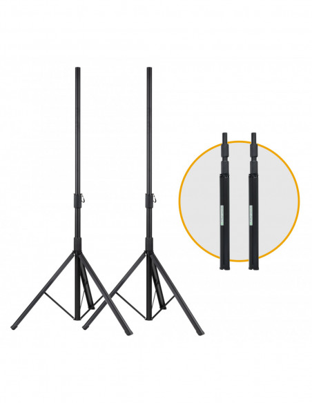 Pronomic SPSF-10S Boxenstativ Stahl Tasche 2x SET 2 Stative mit Tasche