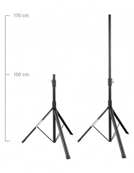 Pronomic SPSF-10S Boxenstativ Stahl Tasche 2x SET 2 Stative mit Tasche