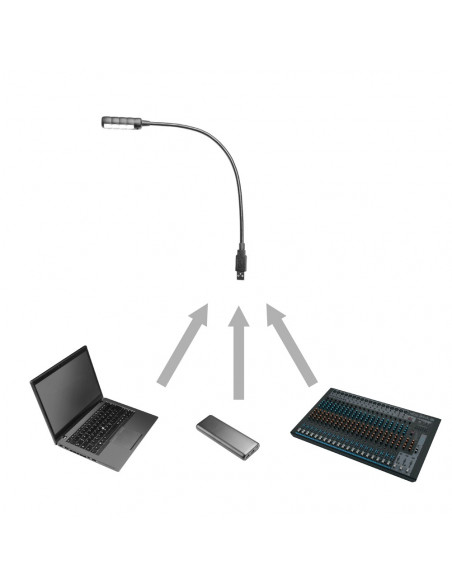 ADAM HALL SLED1 ULTRA Iluminador Led USB