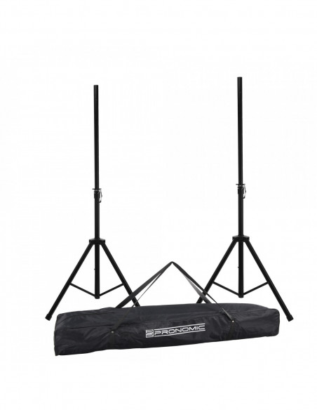 Set of 2 McGrey SPS-1 Speaker Stand Steel with bag , Conjunto de 2 McGrey Sps-1 Suporte de alto-falante com saco