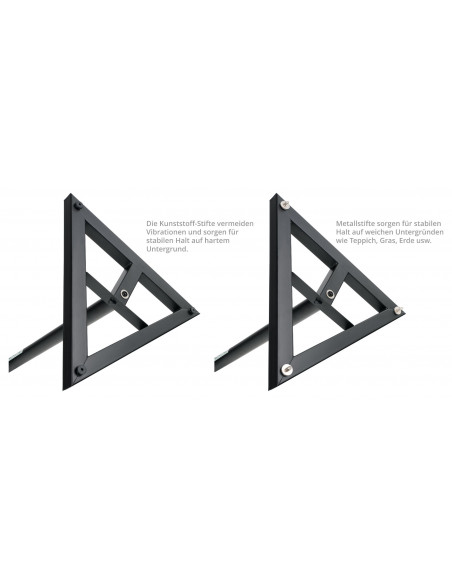 Pronomic SLS-10 stand for studio monitors , Suporte Pronomic SLS-10 para monitores de estúdio