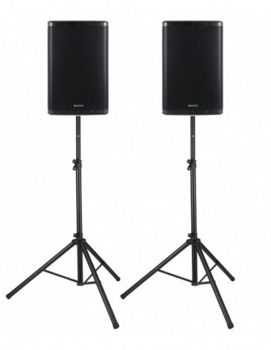 Pronomic C-215 MA 15" Active Speaker 2000 Watt Stand Set , Pronomic C-215 Ma 15 "Speaker Ativo 2000 Watt Stand Set